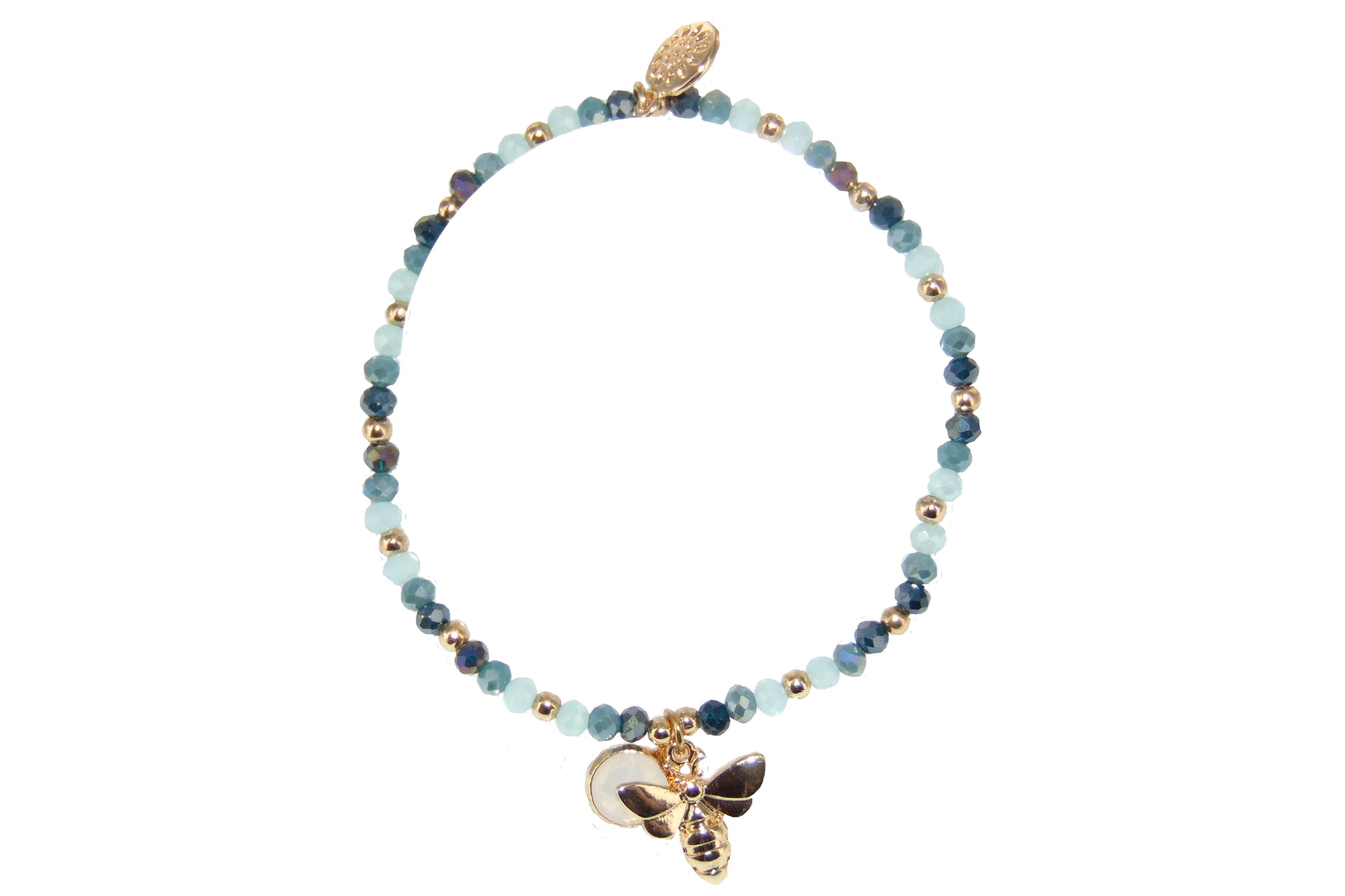 Blue Beaded Bee Bracelet – Chester Zoo Enterprises Ltd