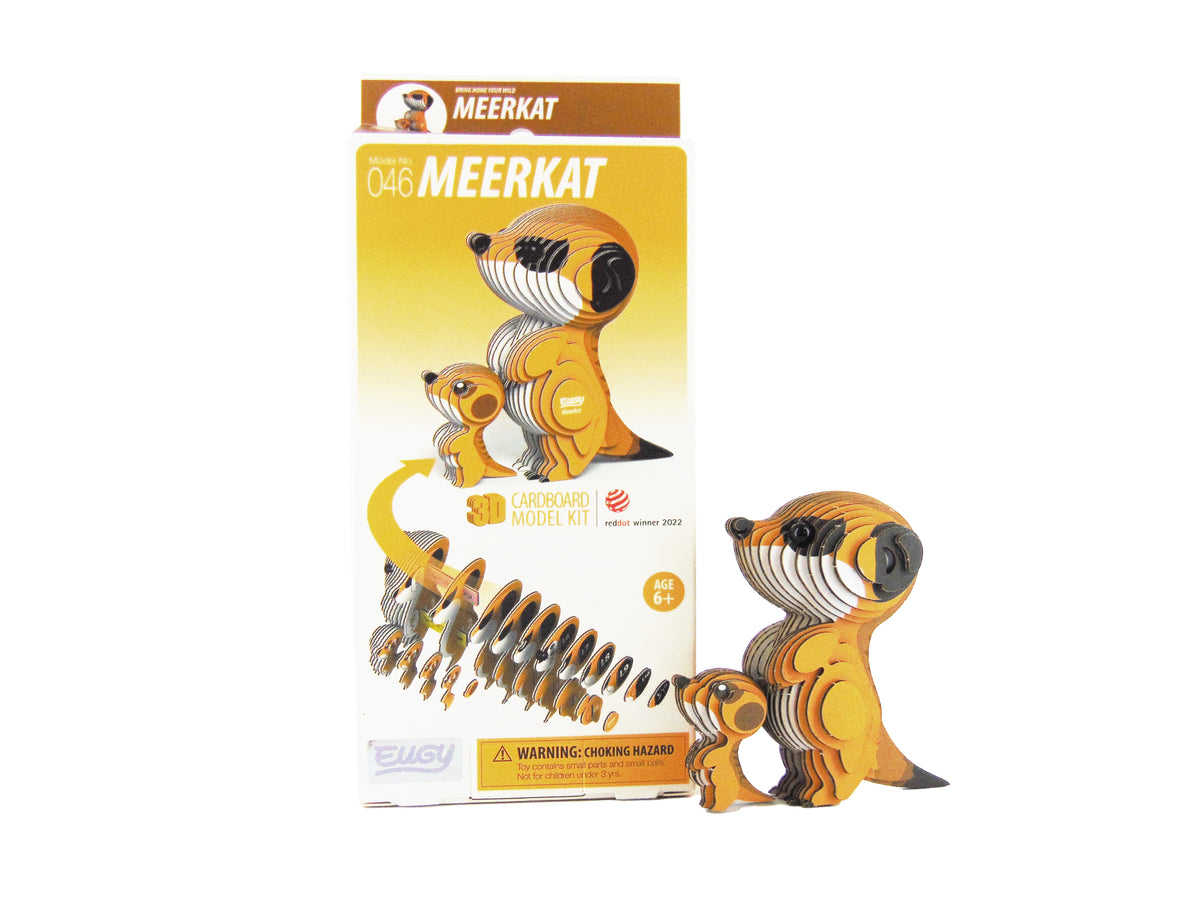 Meerkat 3D Model Kit – Chester Zoo Enterprises Ltd