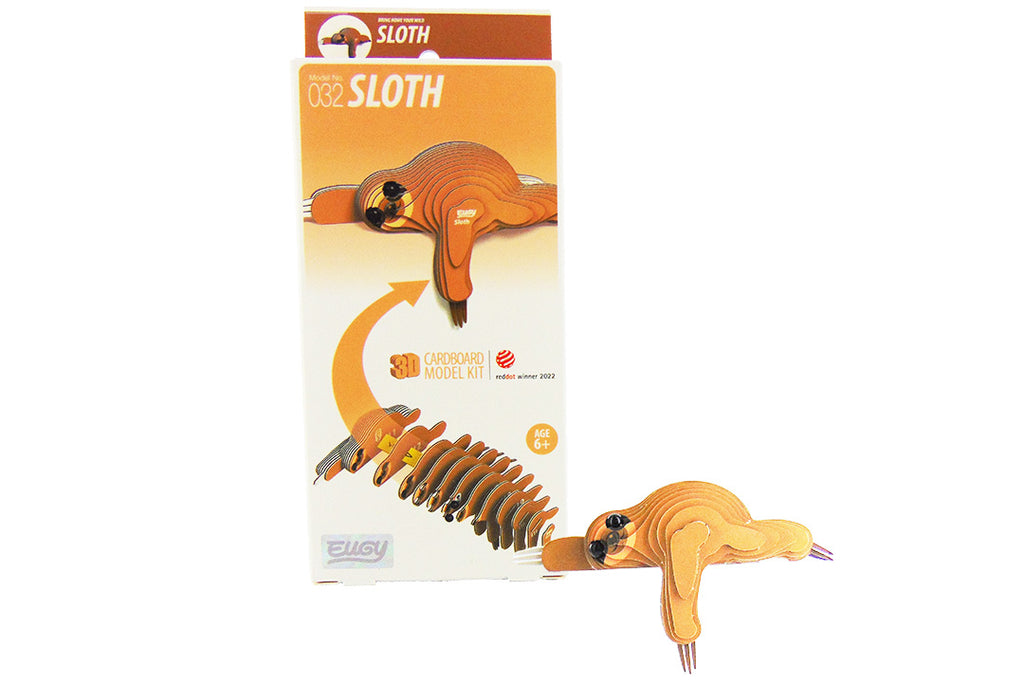 Sloth 3D Model Kit – Chester Zoo Enterprises Ltd